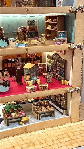 Fortnum’s Giant Biscuit House, Completely Handmade!