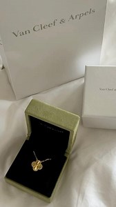 Vintage Alhambra Solid 18K Yellow Gold 1 Clover Necklace - Etsy