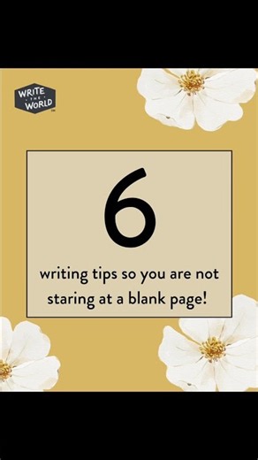 6 simple writing tips