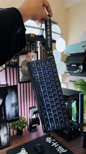This is the best Budget Keyboard out there, EWEADN F61 Membrane Wireless Keyboard Link In BIO 🔗