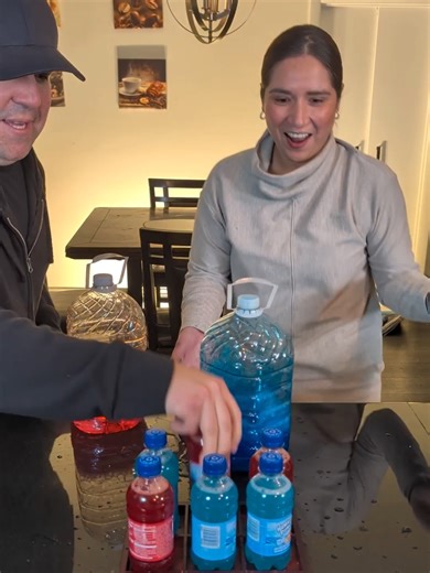 Big Handle Bottle Flip Tic Tac Toe Challenge