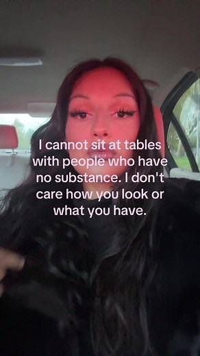 I Cannot Sit at Tables with People Who Have No Substance
