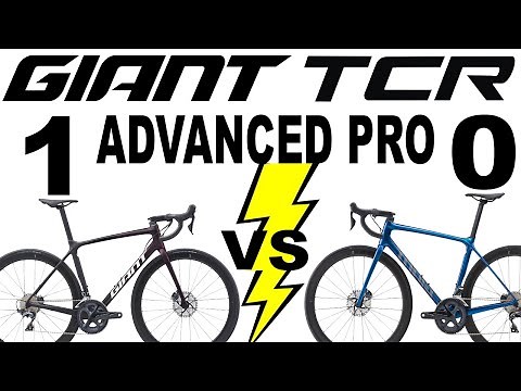 Giant 2021 TCR Advanced Pro 1 Disc VS 2021 TCR Advanced Pro 0 Disc