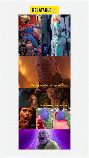 “Comic vs Movie 😂." #viral​ #shorts​ #funny​ #memes​ #avengers​ #usa​