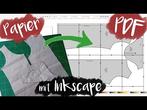 How to digitize sewing patterns & make multi-page PDFs FREE | Inkscape Tutorial