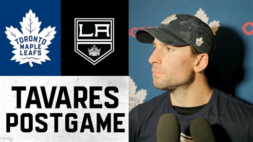 John Tavares | Post Game at Los Angeles Kings | April 04, 2026