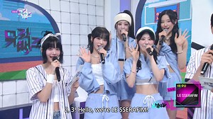 116K views · 10K reactions | [Music Bank Interview] - LE SSERAFIM LE SSERAFIM shows a cute version of “Unforgiven” https://youtu.be/uRKtUltMjOc #LESSERAFIM #UNFORGIVEN #Noreturn #MusicBank #KBSWORLDTV KBS 230512 방송 | KBS WORLD | Facebook