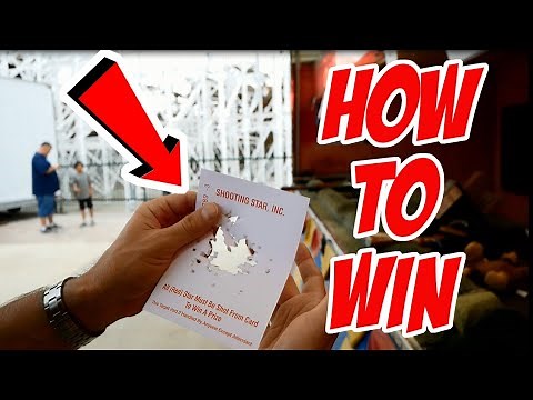 Secret Hack How To Win The Shoot Out The Star Carnival Game! ArcadeJackpotPro