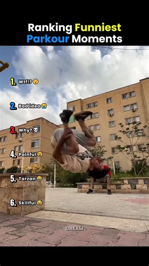 Ranking Funniest Parkour Moments😭