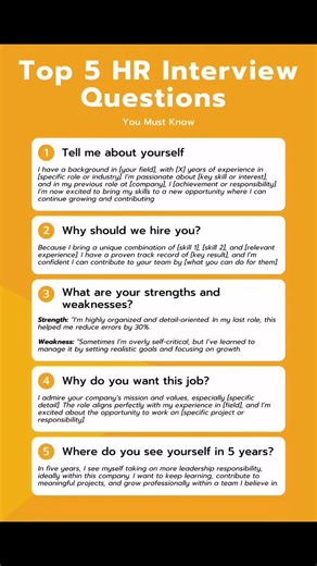 Basic job interview Questions and Answer #fblifestyle #trendingreelsvideo #knowledge | F&B TIPS GUIDE