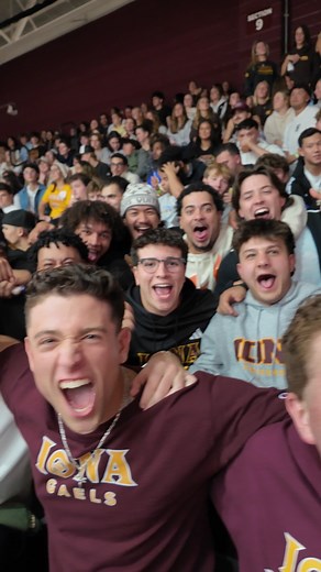 23K views · 249 reactions | The Maroon Maniacs are so back  Round two kicks off at the Gael Gate Friday at 5PM in the LaPenta School of Business atrium. Then cheer on Iona Gaels Men's Basketball as they square off against Fordham at 7PM. The first 500 fans will score a free blackout jersey. Let’s pack the HAC! Claim your tickets: https://bit.ly/3FFlEUq | Iona University | Facebook