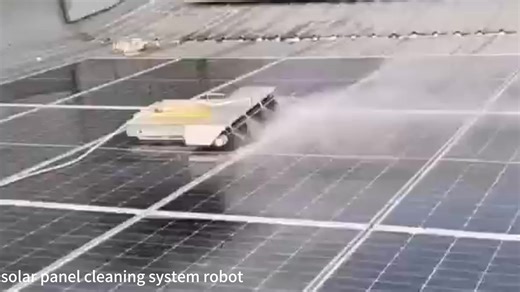 2024 Newest Solar Panel Cleaning Robot Automatic Machine Equipment Photovoltaic Cleaning Robot
