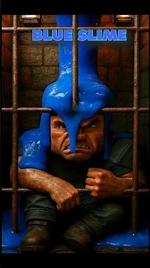 Minecraft 3D animation #Blue slime #foryou