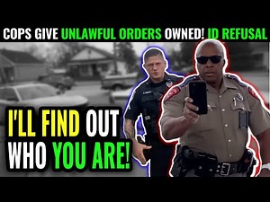 ID Refusal & Angry Cop Makes Threats! Cops Get OWNED! Intimidation Tactics Fail