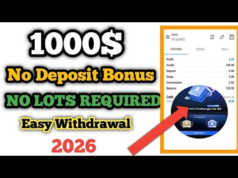 FREE $1000 No Deposit Bonus Forex funded account 2026 | Withdraw Profits Without Investment 🚀