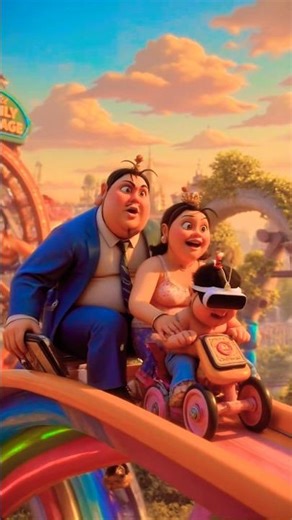 Family Adventure Ride – Fun Animated Clip