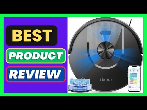Tikom Robot Vacuum and Mop Combo, 6000Pa Automatic Robotic