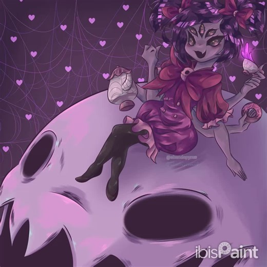 Muffet Fan Art: Creaciones Digitales de Undertale