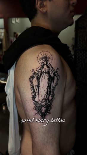 Saint Mary Tattoo Inspiration and Ideas