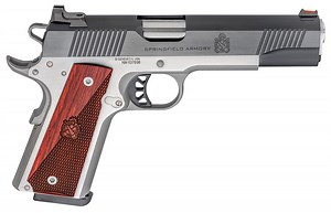 Springfield Armory PX9120L Ronin .45 ACP 5' 8+1 Semi-Auto Pistol, Stainless Steel, Wood Laminate Grip