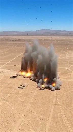 Multiple Launch Rocket System MLRS Rapid Fire & Impact #military #missile