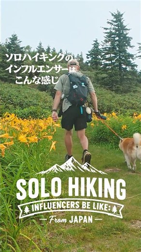 登山系YouTuberあるある Solo Hiking Influencers Be Like:From JAPAN 志賀高原 ニッコウキスゲ