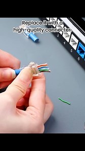 271K views · 1.3K reactions | How do RJ45 Cable Connector Installing and Repair Cat6 | ROAD LIFE | Facebook