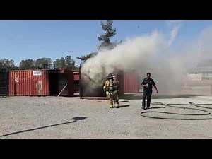 Cal Fire Academy Backdraft Demo