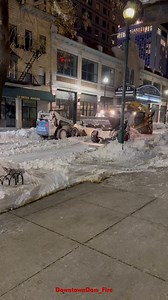 Snow removal in Downtown New Rochelle | Downtowndomfire