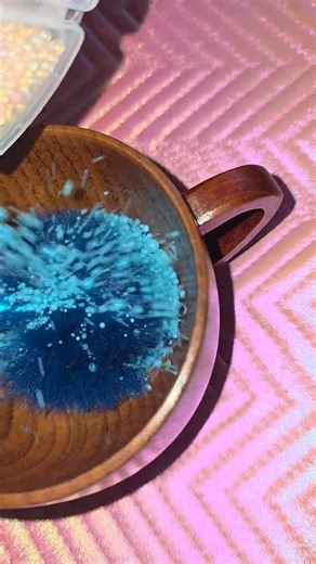 The Assez ASMR on Instagram: "💙🎤 Blue Mini Mic ASMR | Fluffy Mic & Sand-Colored Beads in Wooden Mug A small blue mini microphone with a soft fluffy cover sits inside a wooden mug filled with sand-colored beads ✨. Gentle tapping, rolling, and shifting create layered, satisfying ASMR sounds 🎧. The fluffy mic adds subtle muffled textures and visual interest, making this a cozy, oddly satisfying ASMR experience 🌿 💬 Do you enjoy the fluffy mic texture more, or the soft rolling & tapping of the b