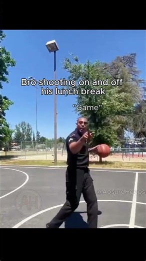 Cop really called game backwards 💀 #basketball