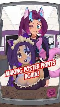 Making a Catgirl Zombie Print