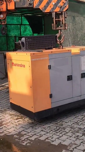 jcb hydra crane 70 foot boom Mahindra generator JCB generator installation please subscribe