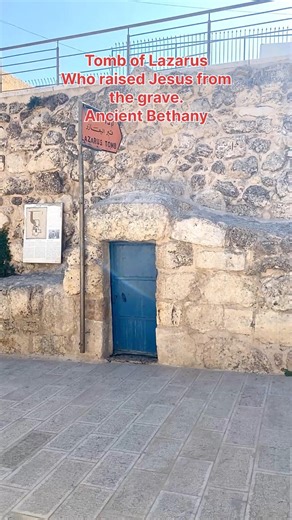 Tomb of Lazarus, who raised Jesus from the grave, the friend of Jesus. Ancient Village of Bethany… | Visit Israel From Your Home