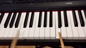 Hilarious drummer reaction when facing a piano: Music fun ensues