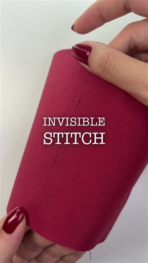 Invisible Stitch (Ladder Stitch) Sewing Tutorial for Beginners