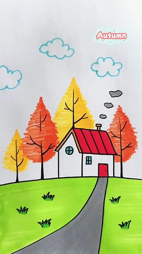 Autumn #drawing #simpledrawing #easydrawing #simpledrawingideas #simpledrawingtutorial #drawingtutorial #draw #easytodraw #howtodraw #foryou