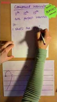 Want an easier method to learn compound intervals? Watch this quick guide! #musictheory #intervals