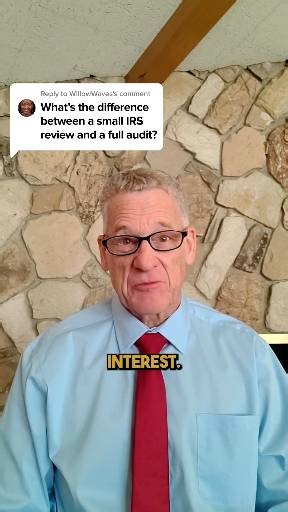 What is the difference between a small IRS review and a full audit? Many people use the word “review,” but that is not always an audit. In many cases, a review is simply part of the IRS matching program. For example, interest income or a 1099 that was not reported. In those situations, the IRS usually sends a proposed bill. There is no auditor involved. A full audit is different. Returns are scored each year and sent to local offices. Because resources are limited, only some returns are selected