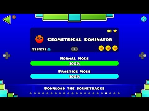 Geometry Dash - Level 19: Geometrical Dominator [ALL COINS]