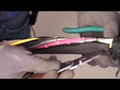 Steps to Remove Small Round Cable Jacket