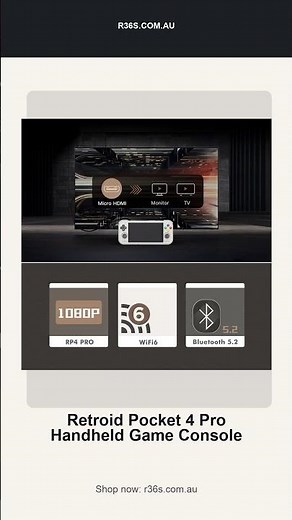 Retroid Pocket 4 Pro Handheld Game Console | R36S #Shorts