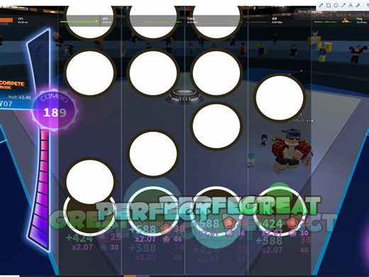 [roblox robeats] 被29级暴打。