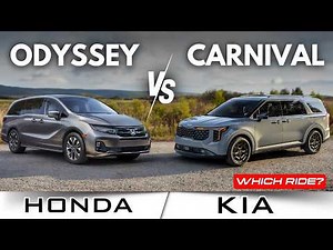 Which MPV is BETTER? - 2025 Honda Odyssey vs Kia Carnival