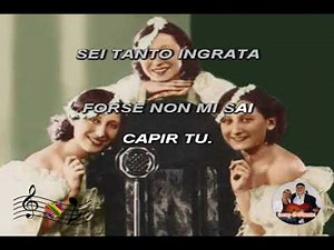 (Karaoke) Non dimenticar le mie parole - Trio Lescano