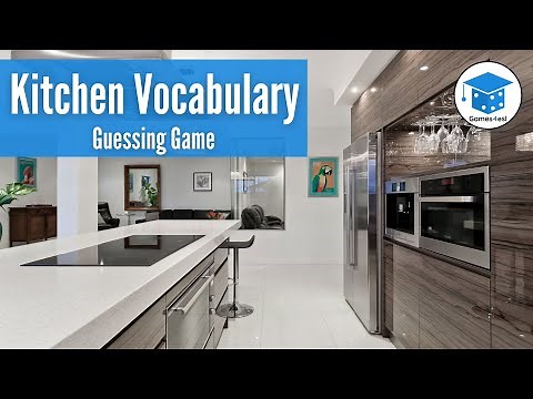 Kitchen Vocabulary In English | Guessing Game