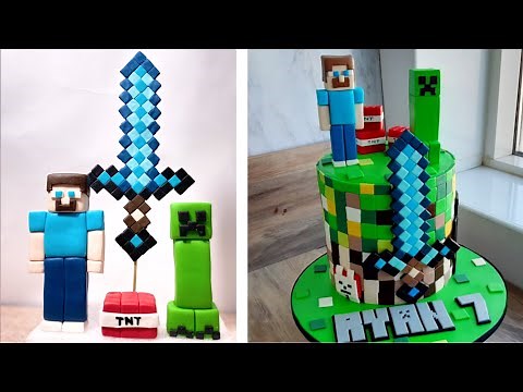 Easy Minecraft Cake Topper Tutorial for Beginners
