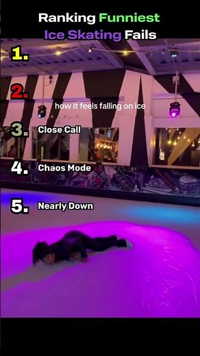 Ranking the Funniest Ice Skating Fails ❄️ #ranking #fails