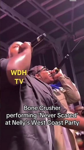 Bone Crusher perform his hit “Never Scared” at Nelly #nbyoungboy Halloween Party