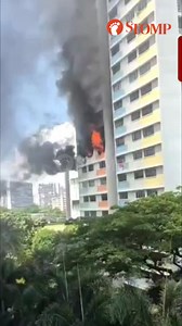 10K views · 54 reactions | 7 people, including firefighter, taken to hospital after fire engulfs Toa Payoh flat and spreads upstairs. Full story here: https://tinyurl.com/4z58urjk | Stomp | Facebook